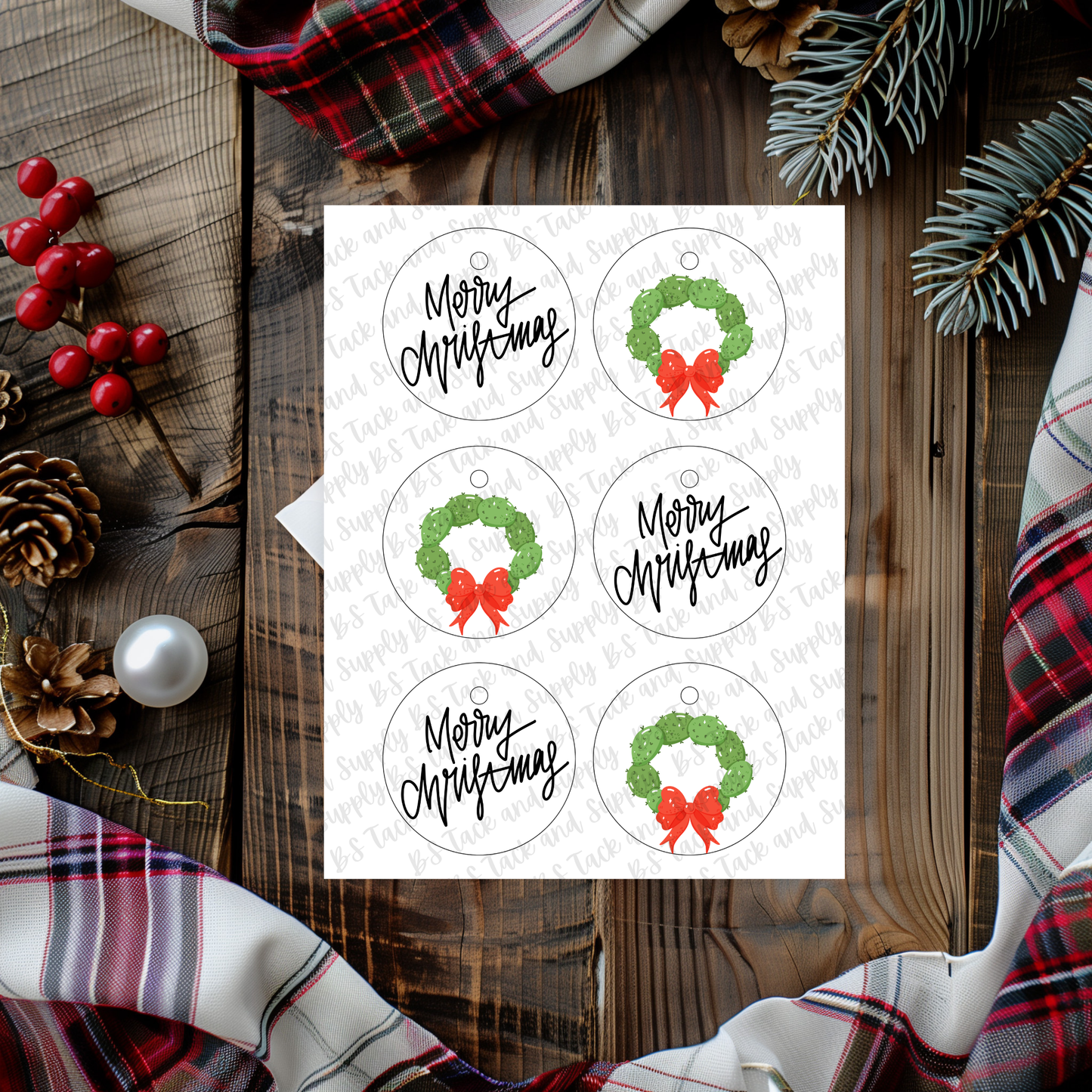 Printable Gift Tags — Instant Download
