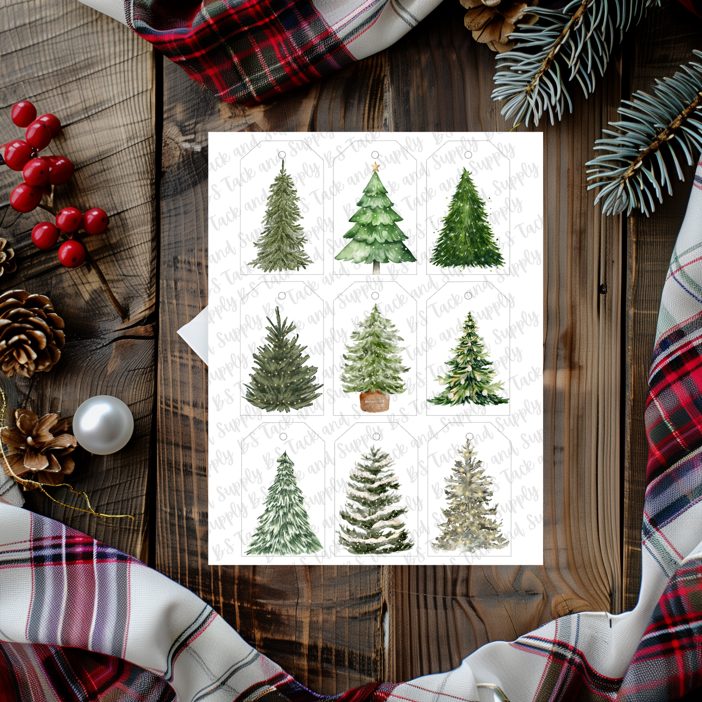 Printable Gift Tags — Instant Download