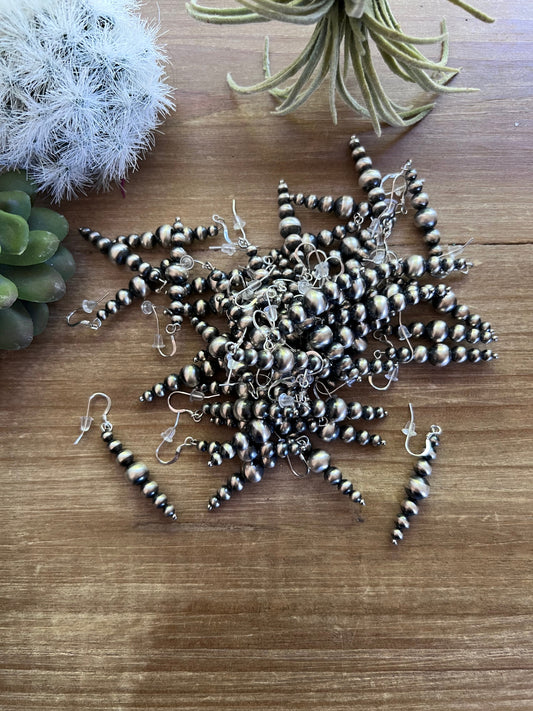 Sterling Silver Pearls Earrings