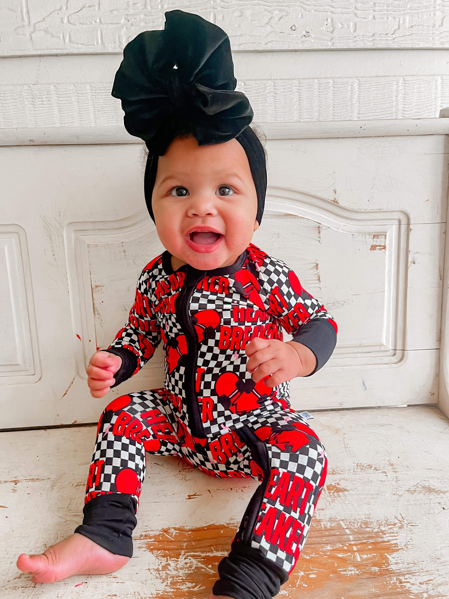 Checkered Heart Breaker Bamboo Sleeper (FINAL SALE)