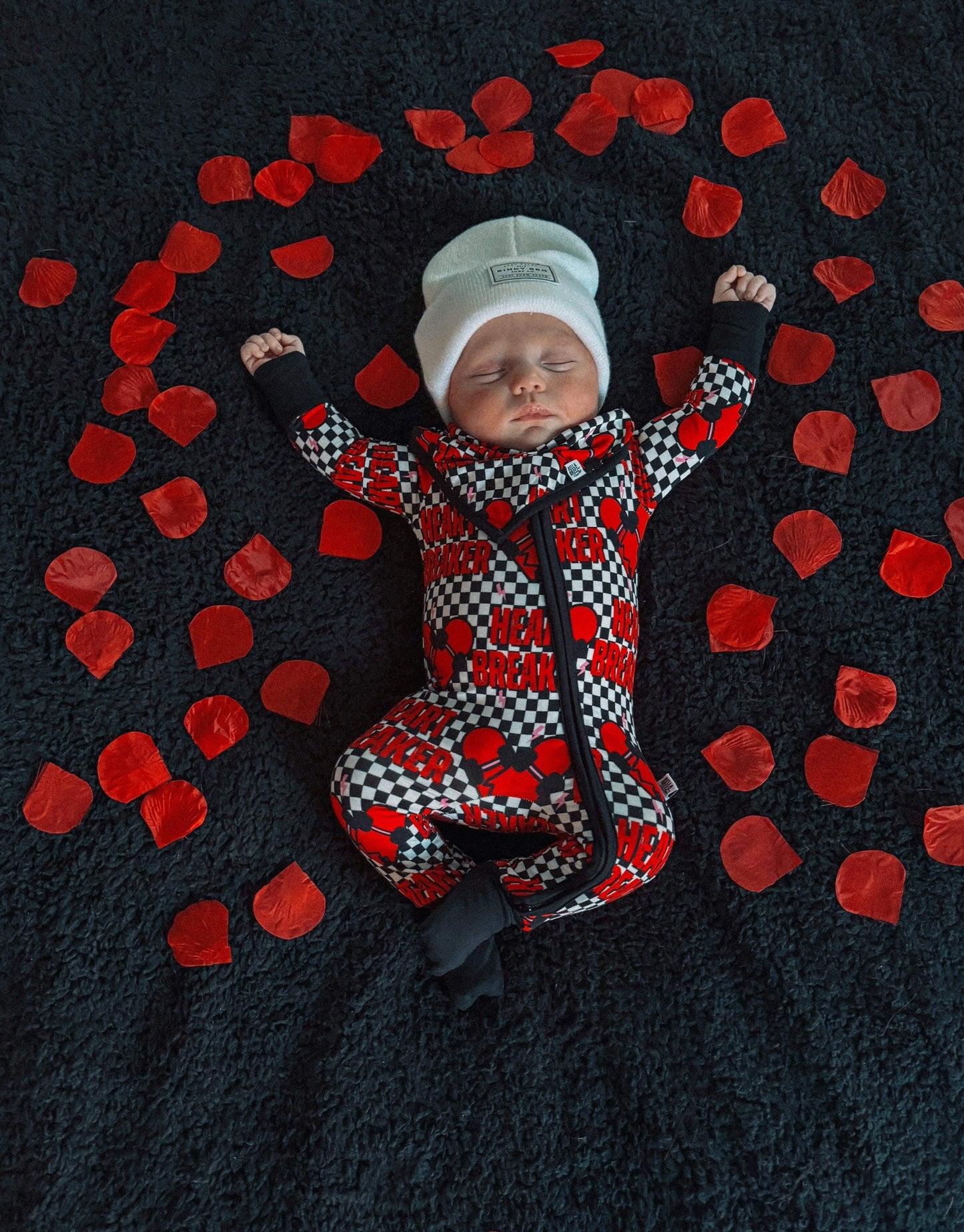 Checkered Heart Breaker Bamboo Sleeper (FINAL SALE)