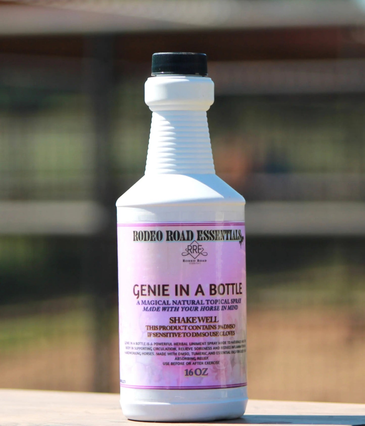 Genie In A Bottle Spray – Deep Relief Herbal Liniment for Performance Horses