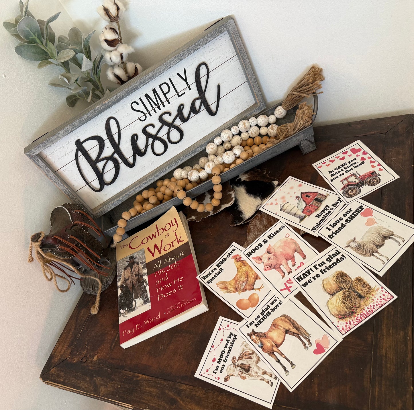 Farm & Ranch Valentine Cards for Kids | Printable Valentines