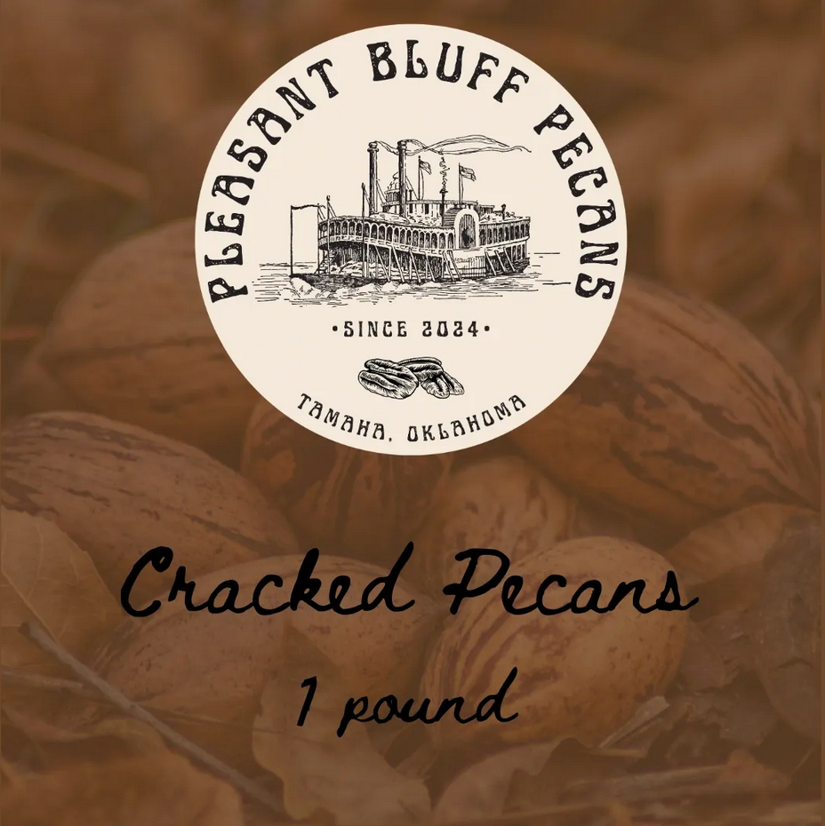 Cracked Pecans - 1 lb bag