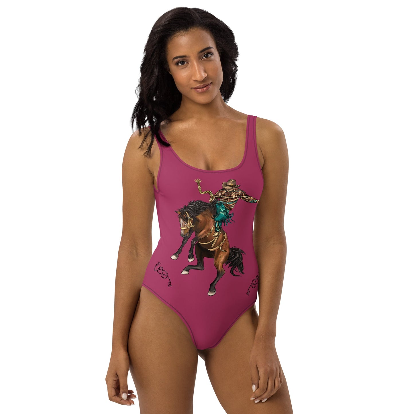 Ride Cowboy Ride One-Piece Swimsuit