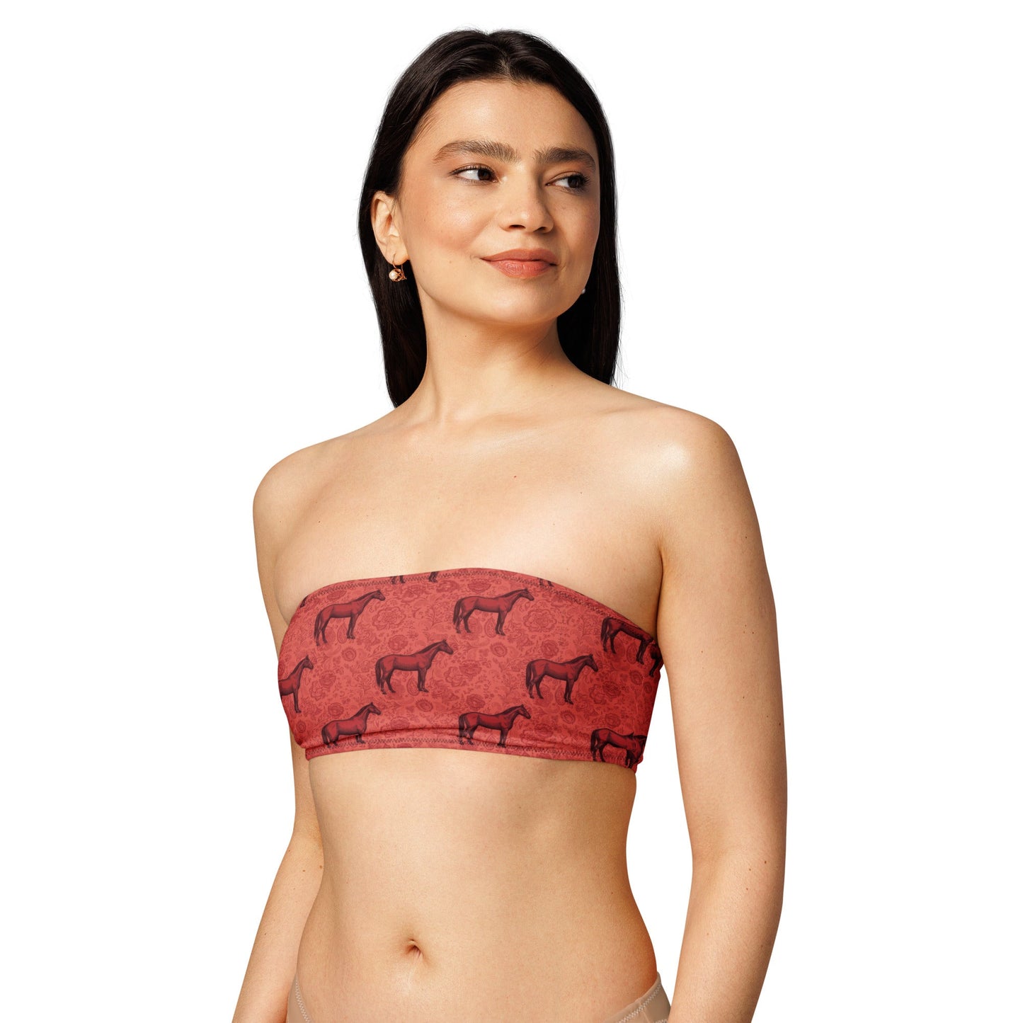 Scarlet Rein bandeau bikini top