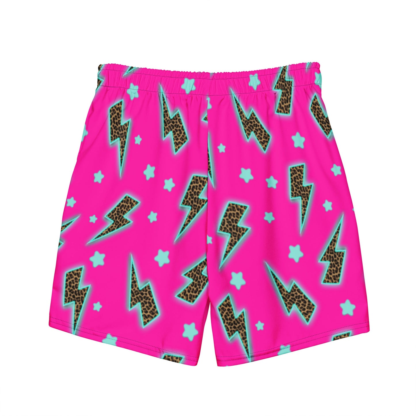 Leopard Lightning Men's Swim Trunks