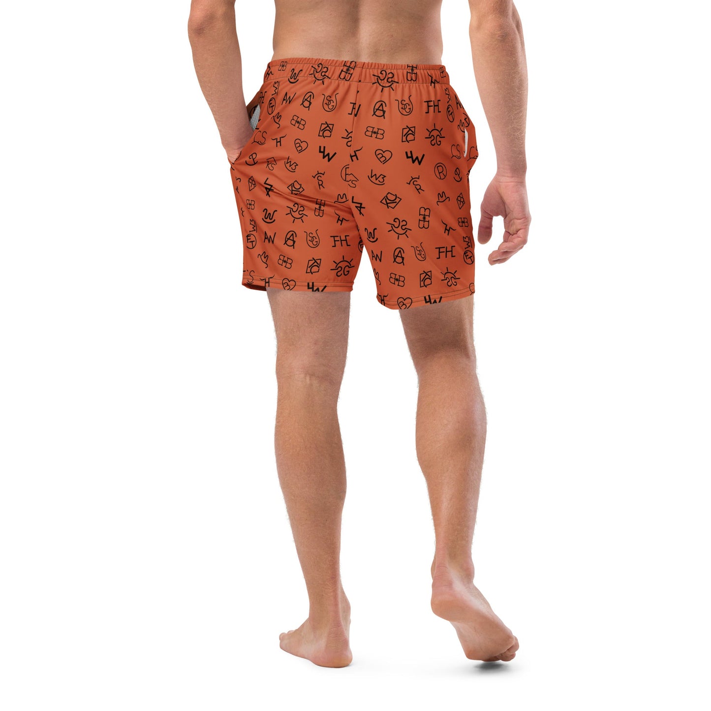 Brown Cattle Brands Men's Swim Trunks