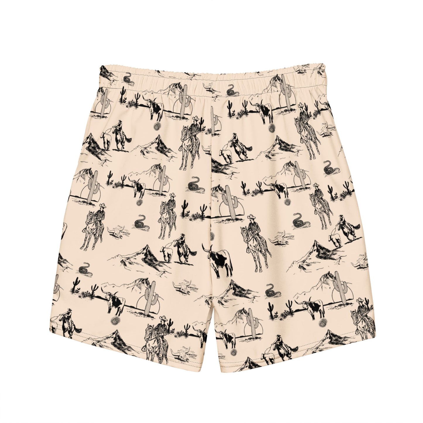 Cowboy Ranch Men's Swim Trunks