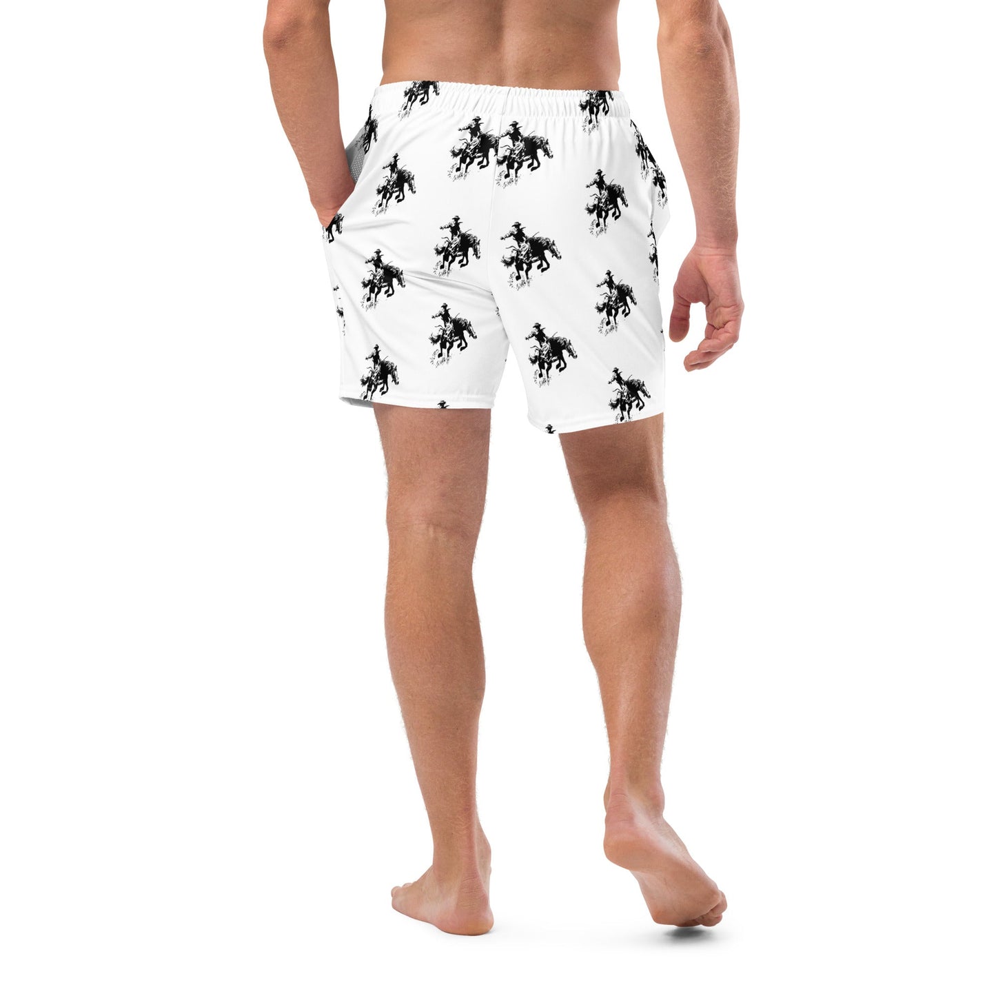 Rodeo Bronc Men's Swim Trunks