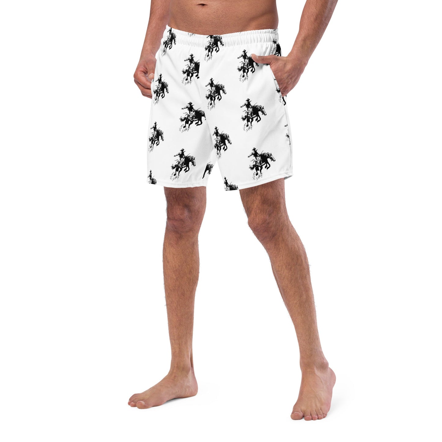 Rodeo Bronc Men's Swim Trunks