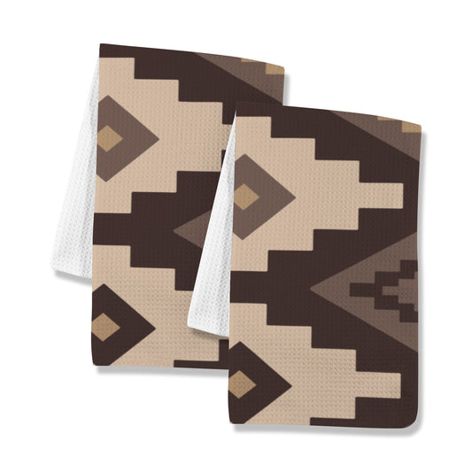 Earth Aztec Set of 2 Dish Towels Kitchen Towel