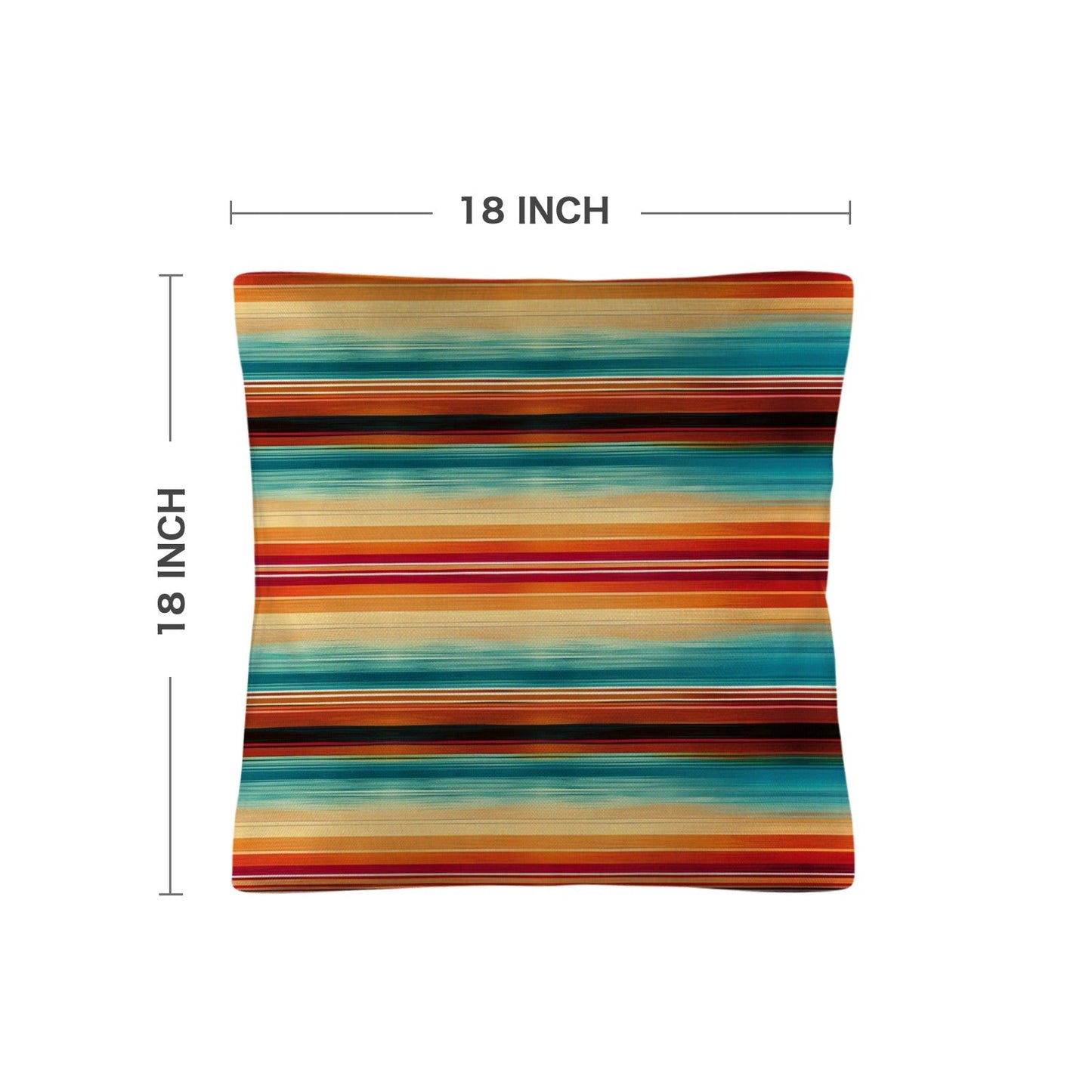 Colores De Mexico Southwest Serape Pillow Case