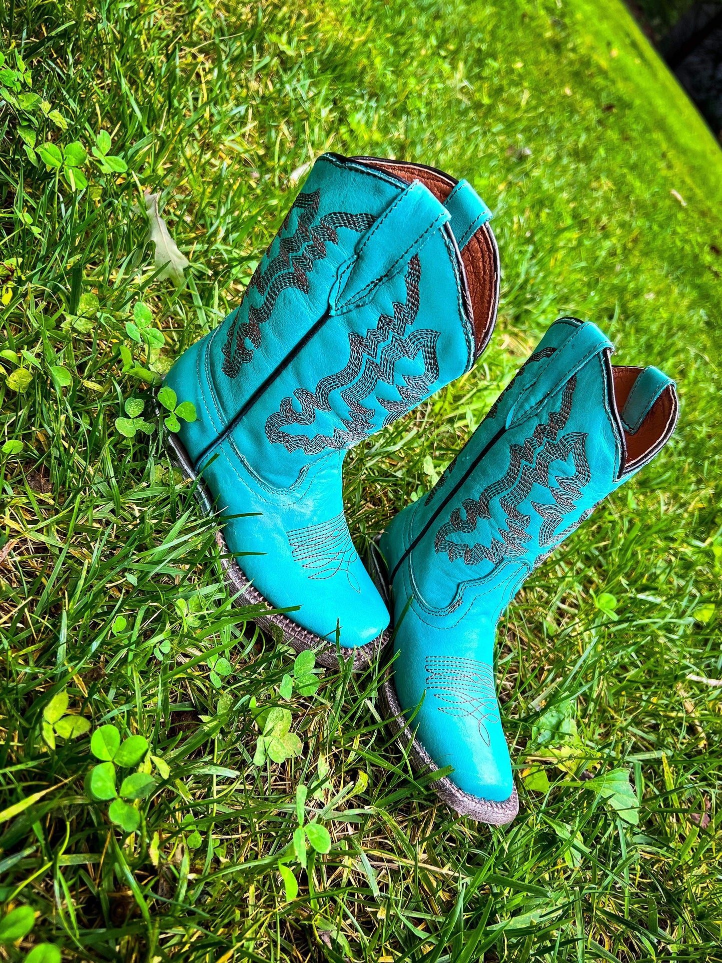 Turquoise Boots