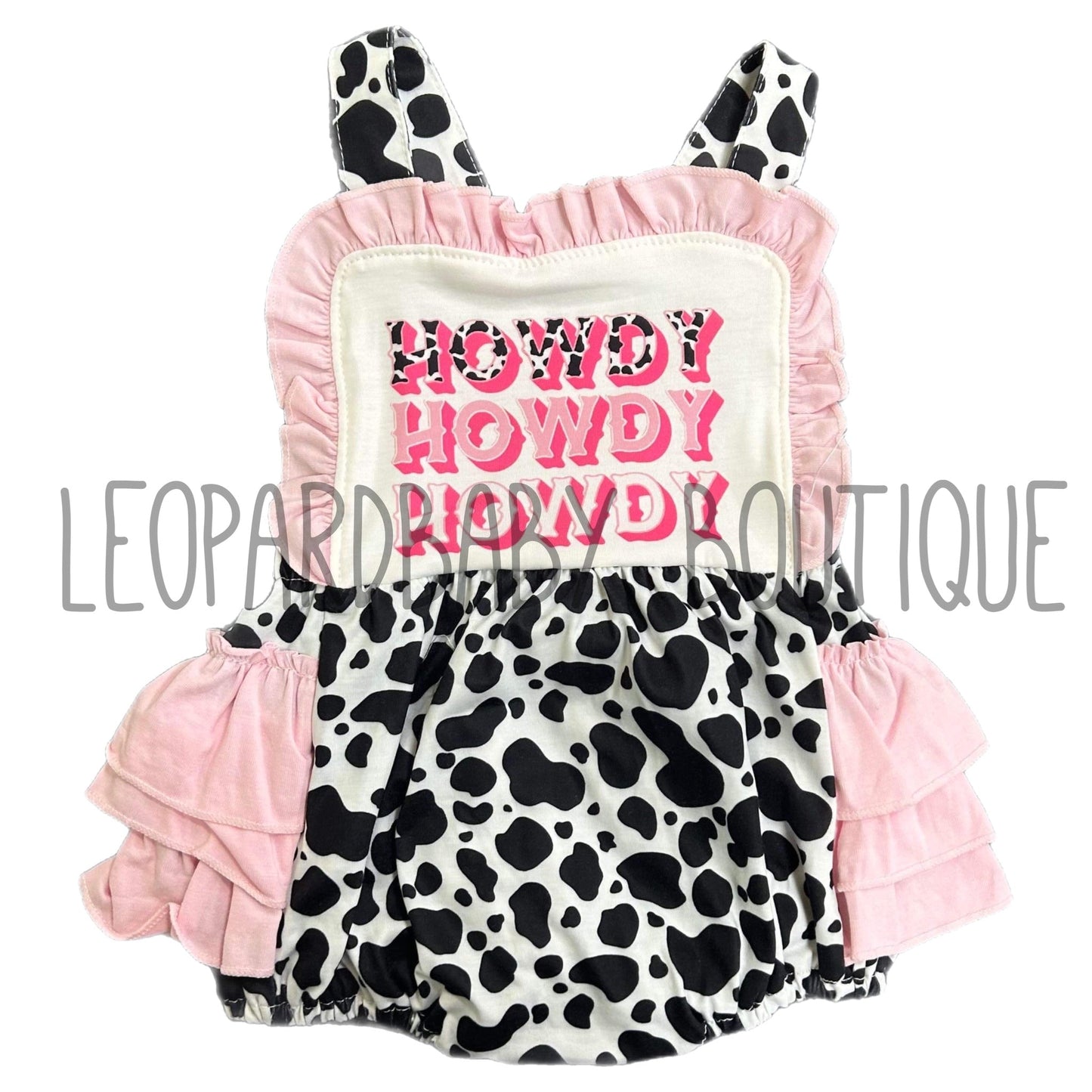 Howdy Howdy Howdy Ruffle Romper
