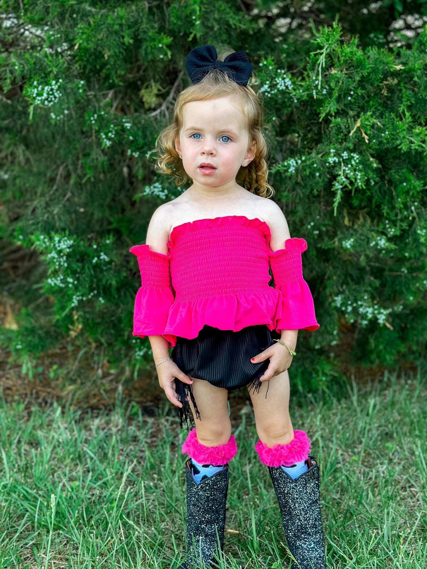 Black Disco Sparkle Tanner Mark boots