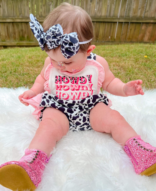 Howdy Howdy Howdy Ruffle Romper