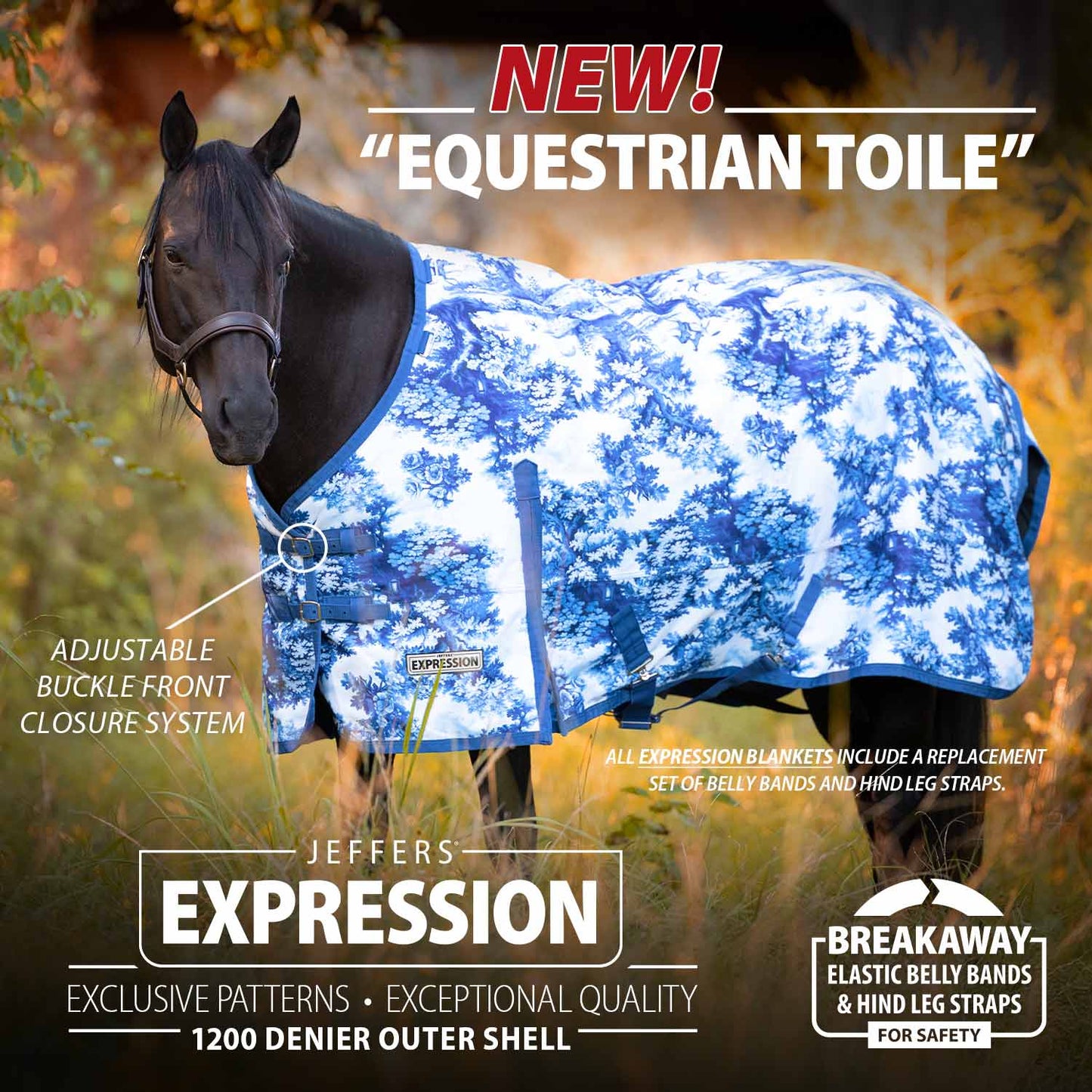 1200 Denier Standard Neck Horse Turnout Sheet, 0 Gram