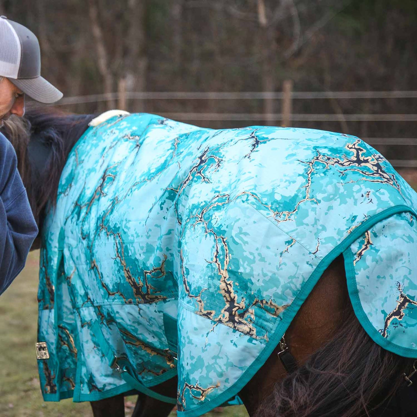 1200 Denier Standard Neck Turnout Horse Blanket, 240 Gram