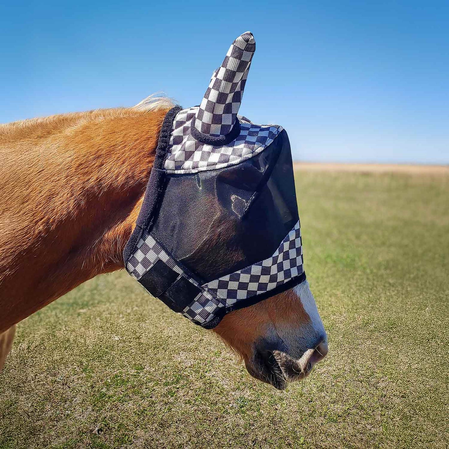Deluxe Mesh Horse Fly Mask with Ears