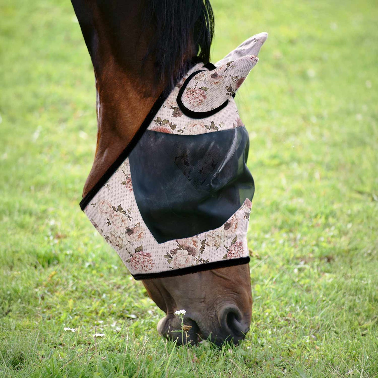 Deluxe Mesh Horse Fly Mask with Ears