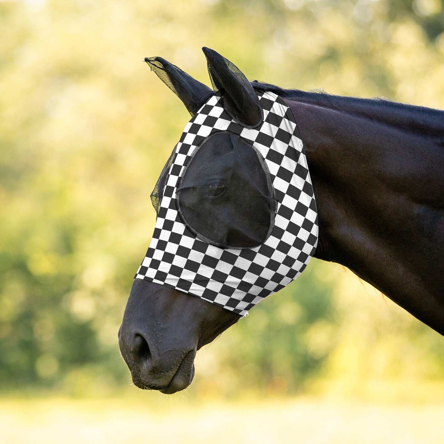 Lycra Horse Fly Mask with Ears