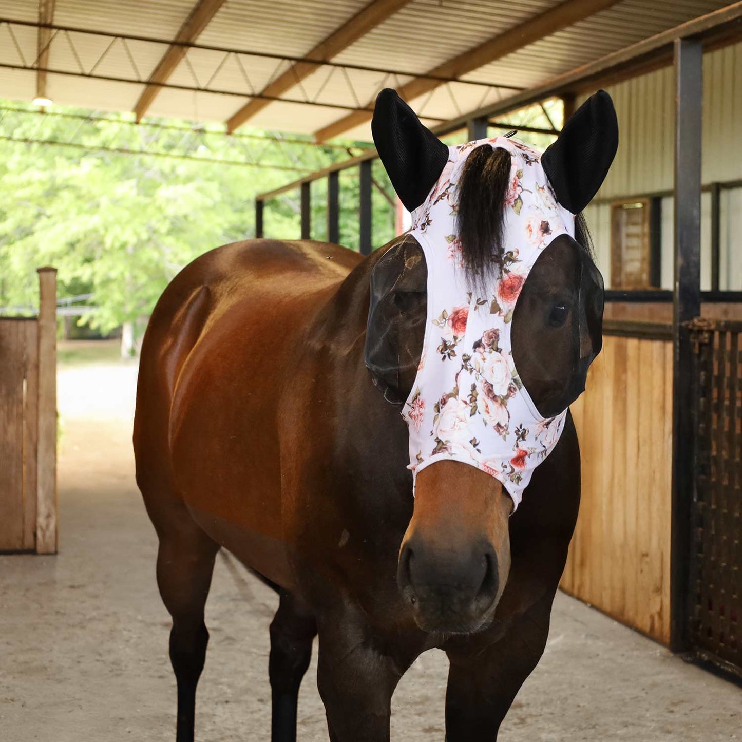 Lycra Horse Fly Mask with Ears