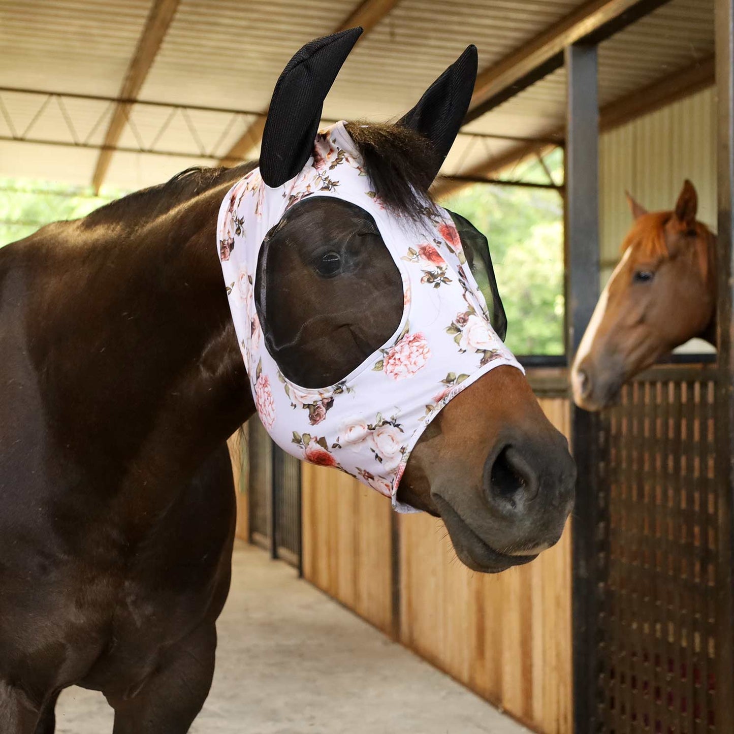 Lycra Horse Fly Mask with Ears