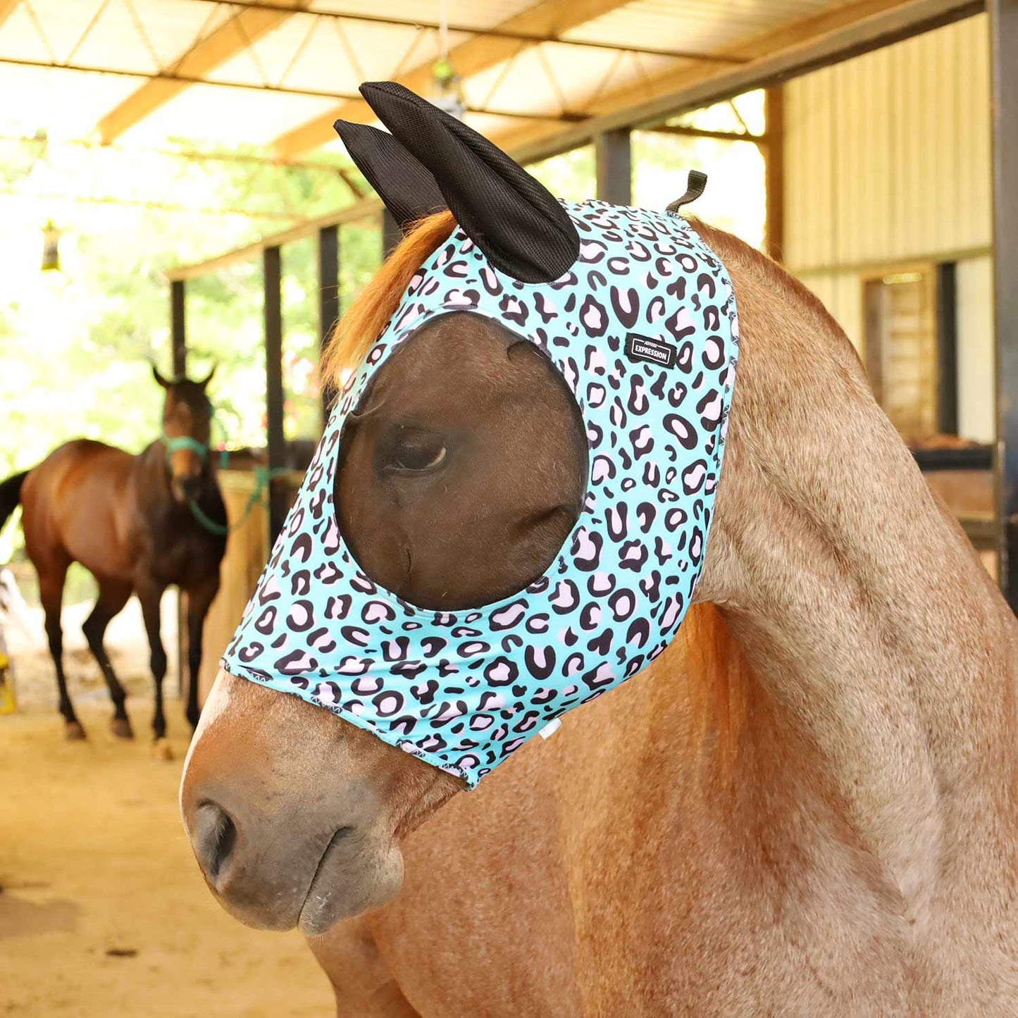 Lycra Horse Fly Mask with Ears