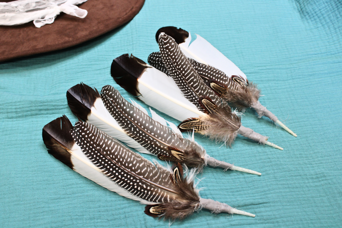 The Outrider : Hand-Wrapped Feather Pick