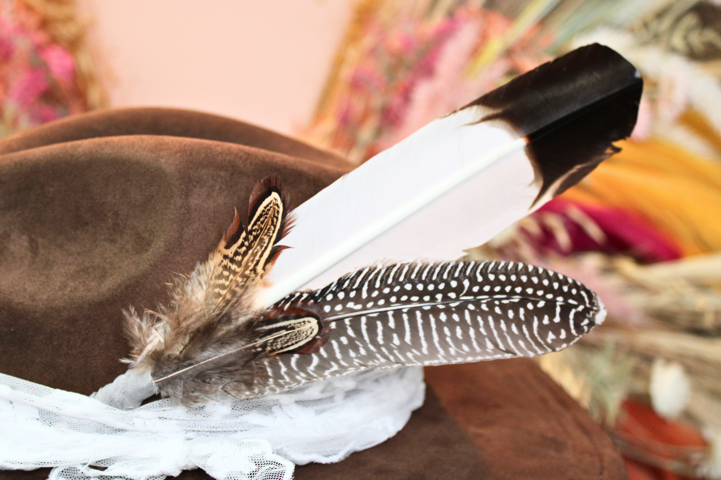 The Outrider : Hand-Wrapped Feather Pick