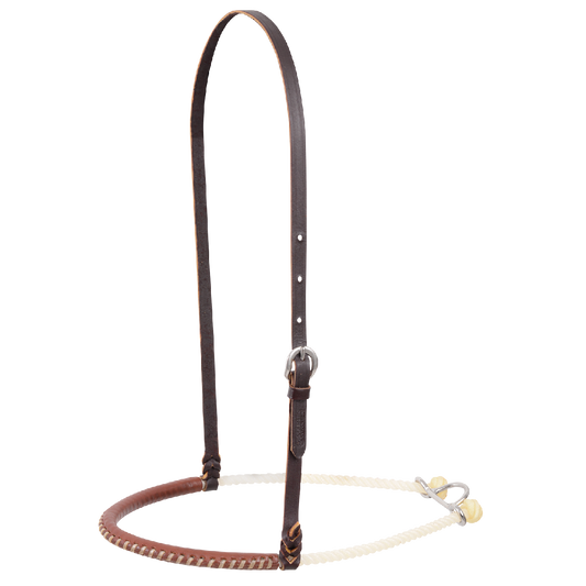 Single Rope Noseband, Rawhide Lace